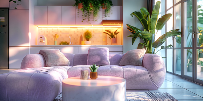 Beautifully staged living room showcasing effective home staging techniques