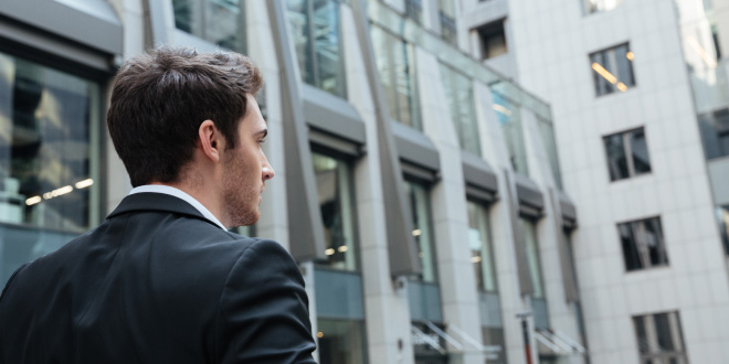 Diverse commercial properties for sale: office building, retail store, and industrial warehouse