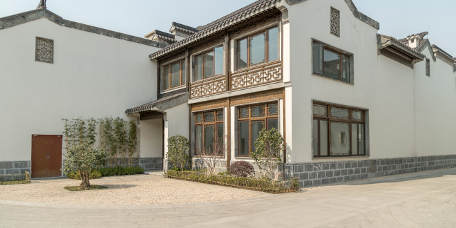 Elegant luxury home exterior showcasing opulent design and architecture