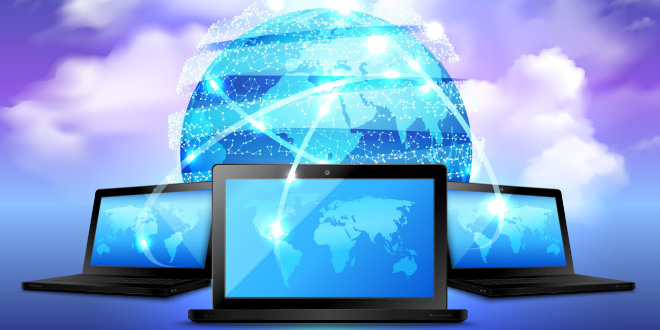 Diagram illustrating network segmentation and virtualization with EVN