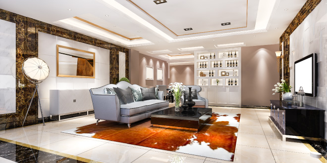 Modern luxury estate with oceanfront infinity pool and expansive patio