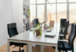 Modern small commercial space for rent with natural light, suitable for a new business