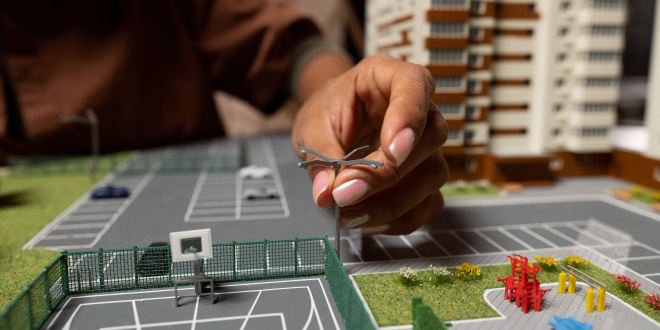 An illustration showing a growing stack of money next to a modern apartment complex, symbolizing the financial benefits of an apartment complex for sale investment.