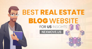 A visual representation of guest blogging, with a writer's hand on a keyboard and interconnected websites, symbolizing the dofollow backlink and SEO benefits of contributing to platforms like nexmove.us.